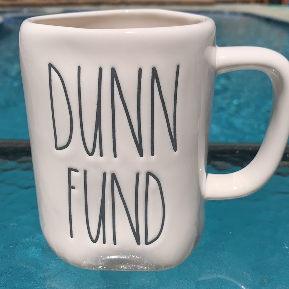 New Rae Dunn DUNN FUND Coffee Mug